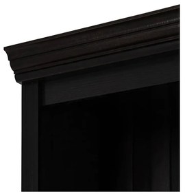 Hnedá knižnica z borovicového dreva 296x223 cm Anita – Støraa