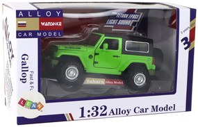 Lean Toys Model terénneho auta 1:32 - zelené