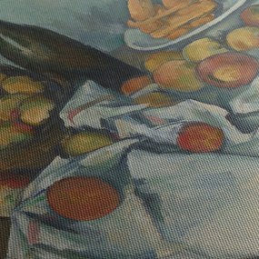Obraz - Paul Cezanne, The Basket of Apples, reprodukcia (s hodinami) (90x30 cm)