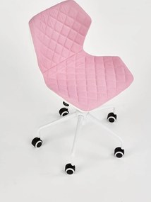 Detská otočná stolička MAGIC svetlo ružová