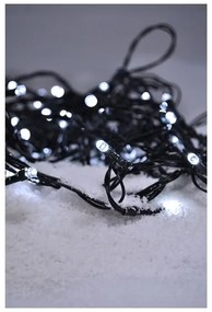 Solight 1V07-W - LED Vianočná reťaz 400xLED/8 funkcií 25 m IP44 studená biela