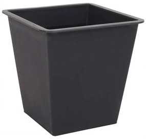 Kvetináč HWC-L22, 75x81x30cm, hliník, akáciové drevo - hnedá