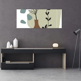 Obraz - Kvety vo váze N⁰2 (120x50 cm)