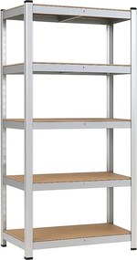 Regál 200x100x60 cm pozinkovaný 5-policový, nosnosť 875 kg