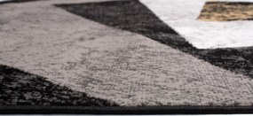TA Koberec K855G BLACK CHEAP PP EYM Sivý Obdĺžnikový Rozmer: 60x100 cm