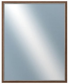 DANTIK - Zrkadlo v rámu, rozmer s rámom 80x100 cm z lišty TAIGA hnedá (3107)