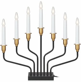 Čierna vianočná svetelná dekorácia Brosa – Markslöjd