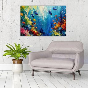 Obraz - Maľba podmorského sveta (90x60 cm)
