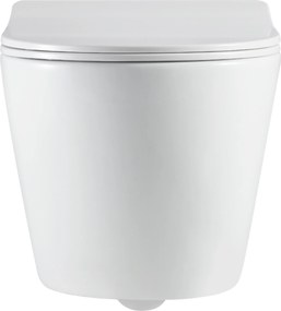 Závesný set GEBERIT Duofix Basic+ WC LILY+Tornado2.0 + tlačidlo + WC sedadlo, biela, GEBERIT-LILY-TO2-WH