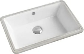 Mexen Venus vstavané umývadlo 54 x 35 cm, biele - 25415400