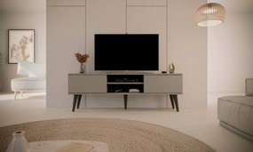 TV stolík TORONTO 160 cm sivý/čierny