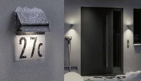 Paulmann 94694 - LED/0,2W IP44 Solárne domové číslo NEDA 3,7V