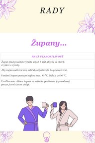 Froté pásik k županu svetlobéžový