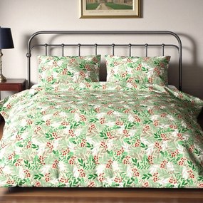 Flanelové obliečky Homa BRES GREEN 140x200 cm