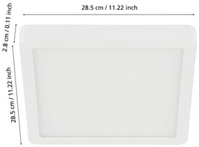 LED smart stropné svietidlo 19,5 W FUEVA-Z – EGLO