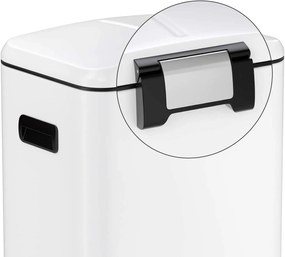 Odpadkový kôš 2x20 L KAILO biely