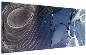 Obraz - Mramorovaný atrament (120x50 cm)