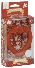 A Little Lovely Company Hryzátko: Srdiečko terracota