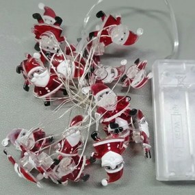 Vianočná 20 LED girlanda Santa Claus 2m