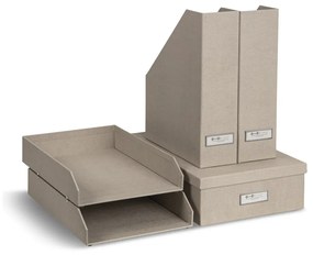 Kartónové organizéry na dokumenty v súprave 5 ks Holger – Bigso Box of Sweden