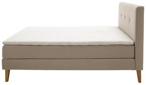 Béžová boxspring posteľ 180x200 cm Stockholm – Meise Möbel