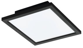 EGLO LED inteligentné stropné svietidlo SALOBRENA-Z, 15,3 W, teplá-studená biela, 30x30cm, hranaté, čiern