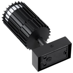 Dizajnové vonkajšie stropné bodové svietidlo čierne IP44 - Boris