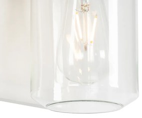 Moderné nástenné svietidlo biele IP54 - Marshall