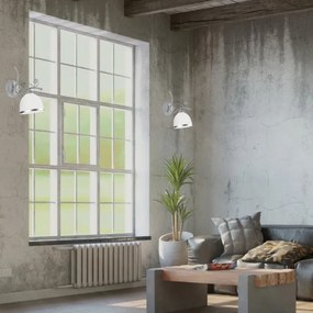 Nástenná lampa RETRO II 1xE27/60W/230V strieborná