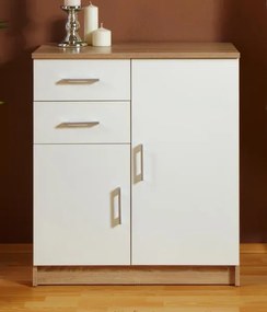 Komoda Universal, dub sonoma/biela