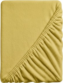 Plachta mikroplyš SOFT 90x200 cm horčicová