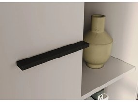 Krémová knižnica 64x190x34 cm Rovigo – Germania