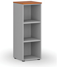 Kancelársky regál PRIMO GRAY, 400 x 420 x 1087 mm, sivá/čerešňa