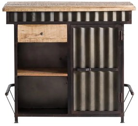 furniture-nabytek.cz - Masívny barový jedálenský stôl Yorkshire z mangového dreva, lakovaný, hnedý – 110×52×97 cm