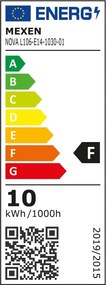 Mexen Nova, LED žiarovka plameň E14, C37, 8W, Teplá - 3000K, 840 lm - L106-E14-0830-01