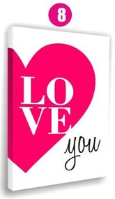 Moderné obrazy na plátne citáty - vzor 8 - 30x30 cm