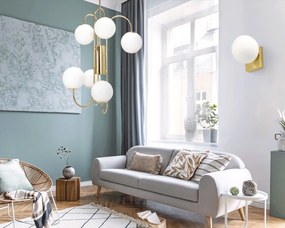 Toolight Toolight, nástenná lampa 1xE27 APP1009-1W, zlatá, OSW-05550