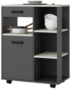 Príborník Linda antracit 80 (NESSA)