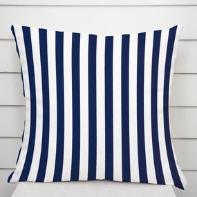 Biante Bavlnená obliečka na vankúš Sandra SA-619 Modro-biele námornícke pruhy 50 x 60 cm