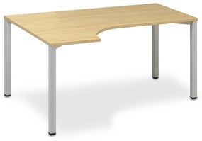 Ergonomický stôl ProOffice B 180 x 120/80 cm, ľavý, divoká hruška