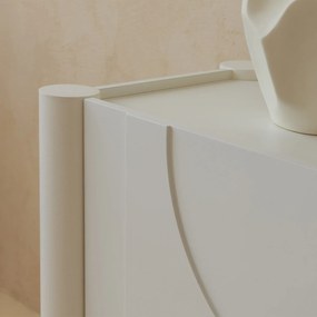 Dizajnová komoda Lunaria 160 cm biela