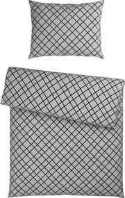 XXXLutz POSTEĽNÁ BIELIZEŇ, flanel, sivá, 140/200 cm Esposa - Obliečky & plachty - 004624003403