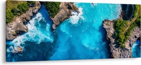 Obraz - Zátoka na Bali (120x50 cm)