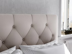 Kontinentálna posteľ 160 cm Ronda (béžová) (s úložným priestorom). Vlastná spoľahlivá doprava až k Vám domov. 1044317