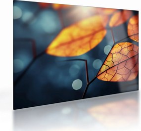 Sklenený obraz - Textúra listov (70x50 cm)