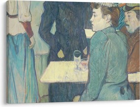 Obraz - Henri de Toulouse-Lautrec, A Corner of the Moulin de la Galette, reprodukcia (70x50 cm)