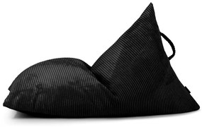 Čierny menčestrový detský sedací vak Razzy – SLOWDOWN