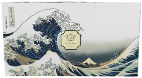 Porcelánová šálka s podšálkou Hokusai The Great Wave 250 ml sada 6ks