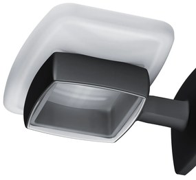 Miska na mydlo AM.PM Gem AGA34222 nástenná, sklo, čierna