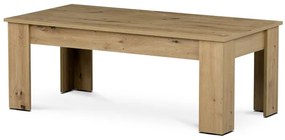 BONTEC Konferenčný stolík 120x60cm, lamino, dub artisan, ACT-120 ART Farba: Hnedá